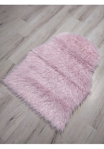 Yamalıhome Peluş Halı Apost Pembe 75x100cm Post Halı