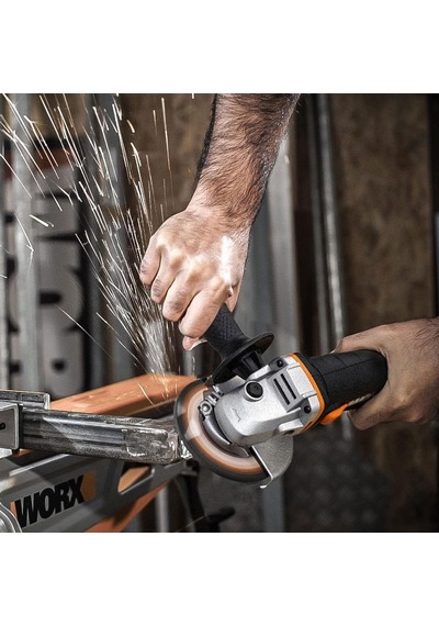 Worx WX800 20 V 2.0 Ah Li-ion Çift Akülü 115 MM Profesyonel Şarjlı Avuç Taşlama