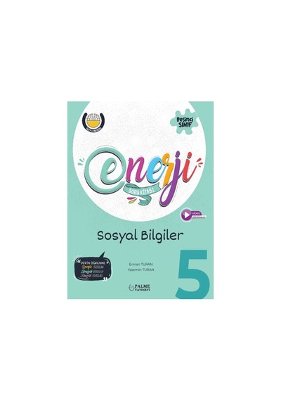 Palme Yayıncılık 5. Sınıf Enerji Sosyal Bilgiler Soru Kitabı