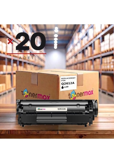 Hp Q2612a .  Toner 20'li Paket 1 Koli / 1010 / 1012 / 1015 / 1018 / 1020 / 1022 / 3015 / 3020 / 3030 / 3050 / 3052 / 3055 / Mfp / M1319