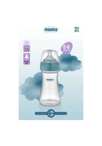 Biberon Anti Kolik Biberon 250 Ml Kapaklı Biberon 0 - 6 Ay Yavaş Akış