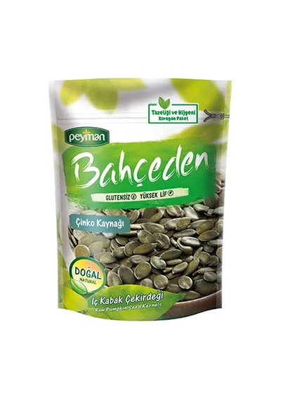 4 Adet Peyman Bahçeden Çiğ İç Kabak Çekirdeği 150 G