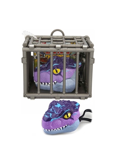 Kafeste T-rex Mini Dinozor Arabası Anahtarlık Oyuncak Çek Bırak Dinozor