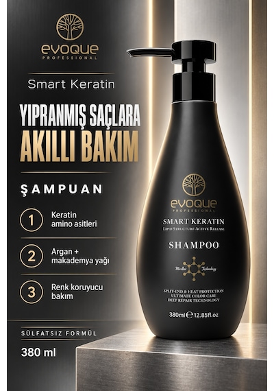 Smart Keratin Şampuan 380 ML