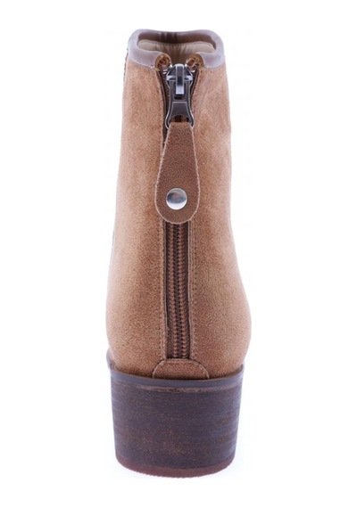 Dgn 106 Kadin Fermuarli Bot 106-154-R1783 Taba