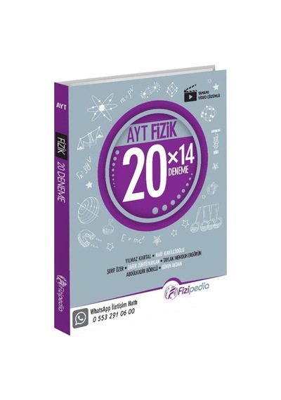 Fizipedia Yayınları Ayt Fizik 20 X 14 Deneme
