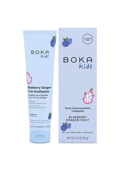 Boka Kids Blueberry Dragon Fruit Nano-hydroxyapatite Çocuk Diş Macunu 96gr