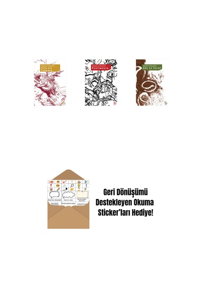 Yeis İle Tabanca + Pentimento + Gül Ve Telve + Okuma Sticker'ları