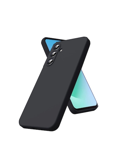 Samsung Galaxy S25 Fe First Silikon - Siyah Düz Renkli