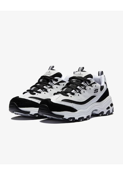 Skechers Dlites March Forward Kadın Ayakkabı 13148-wbk Beyaz - Siyah