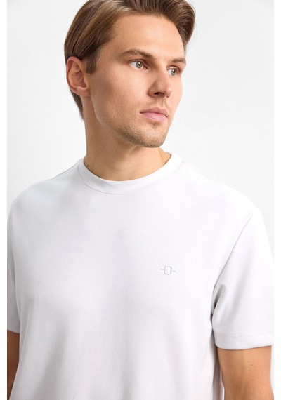 Backandbond Gri Regular Fit Basıc Tişört