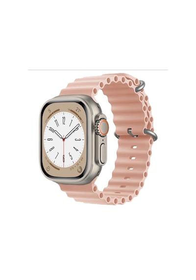 Apple Uyumlu  Watch 42 MM 44 MM 45 MM 49 MM Kordon Ocean Silikon Kordon 1/2/3/4/5/6/se/7/8/ultra