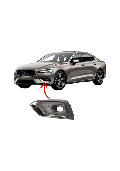 Volvo S60 V60 Ön Tampon Sis Kapağı Sol 2019- Sis Farı Olanlar İçin