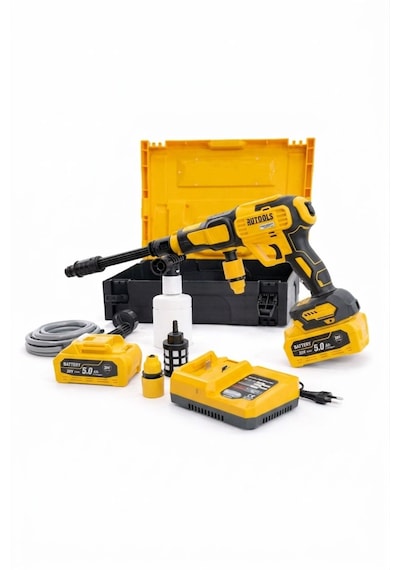 Butools Stt5436 Prefosyonel Şarzlı Araç Yıkama Makinası Köpük Özellikli 80 Bar