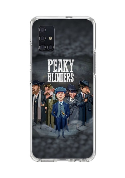 Samsung Galaxy A51 Uyumlu Şeffaf Kılıf Peaky Blinders Tasarımlı
