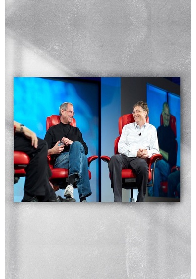 Steve Jobs Ve Bill Gates Girişimcilik Poster