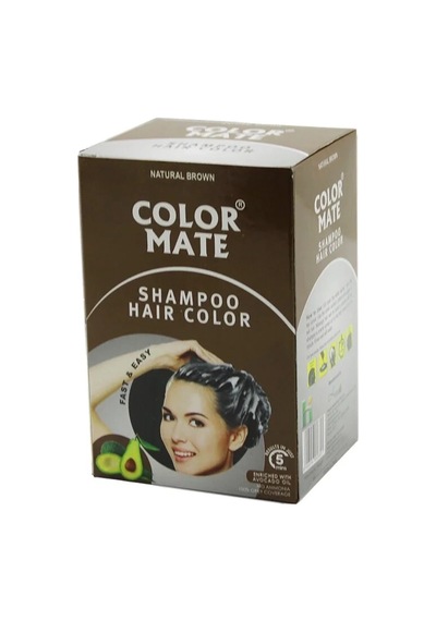 Color Mate 10pcs Kahverengi Saç Boyama Şampuanı 5468