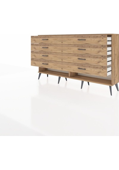 Arges Konsol 8 Çekmeceli 176x30x99 Çam-çam Çam-çam Arges Konsol 8 Çekmeceli 176x30x99 Çam-çam Çam-çam