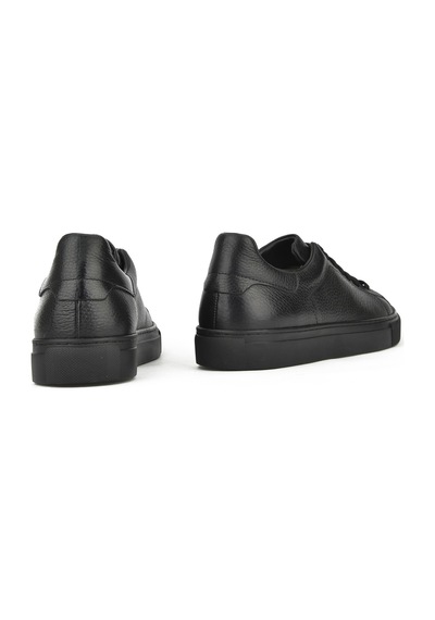 Ziya, Erkek Hakiki Deri Sneaker 1331026zf7 Siyah