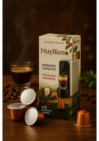 Premium Kapsül Kahve Avantaj Paketi 10x10 Nespresso Uyumlu Alüminyum Kapsül 100 Adet