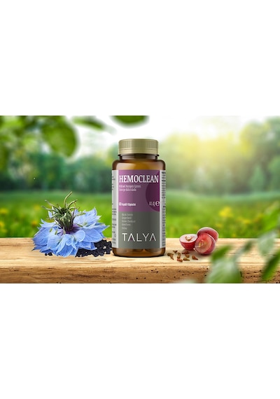 Talya Hemoclean Bitkisel Karışım İçeren Takviye Edici Gıda 60 Kapsül 