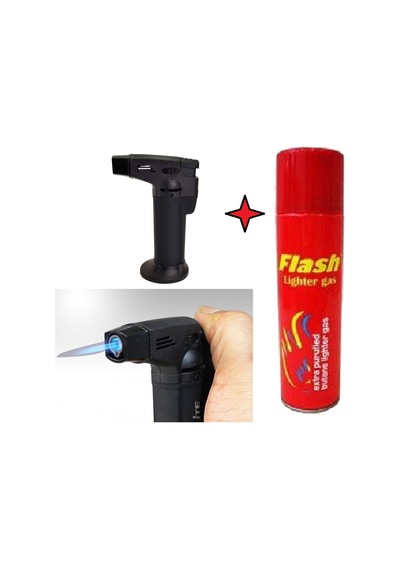 Masa Tipi Büyük Depolu Pürmüz Çakmak Alevli Çakmak Pürmüs Gaz Tüp Siyah