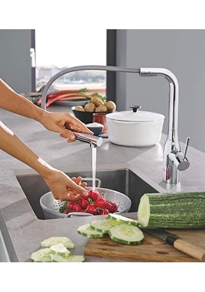 Grohe Essence Tek Kumandalı Spiralli Eviye Bataryası 30270000