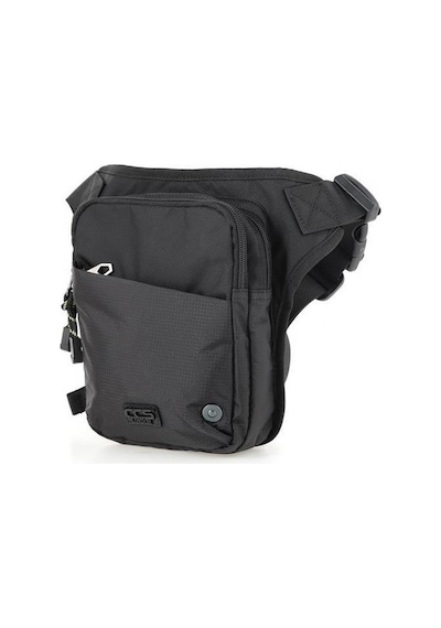 Ççs 31186 Motosiklet Bel Bacak Çanta Siyah