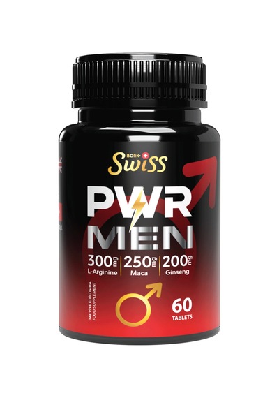 Bork Swiss Pwr Men L-arjinin Maca Ginseng İçeren Takviye Edici Gıda 60 Tablet