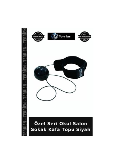 Özel Seri Okul Salon Sokak Kafa Topu Siyah