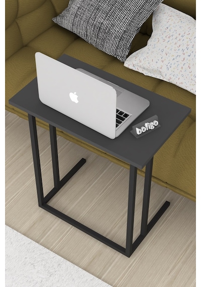Bofigo Metal Ayaklı Laptop Sehpası Kahvaltı Masası Çalışma Sehpas