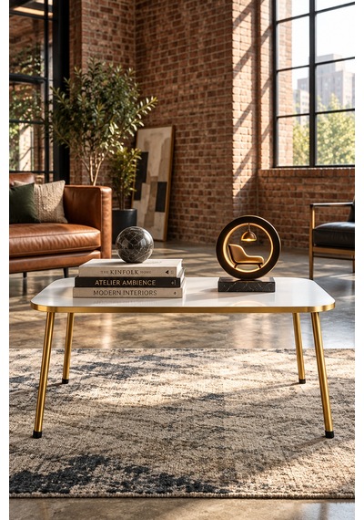 Odera Gold Beyaz Orta Sehpa 90x50 Cm Gold Metal Ayaklı Dikdörtgen Modern Klasik Salon Sehpası Diğer Odera Gold Beyaz Orta Sehpa 90x50 Cm Gold Metal Ayaklı Dikdörtgen Modern Klasik Salon Sehpası Diğer