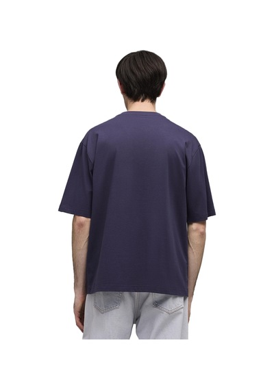 Puma Graphic Erkek Lacivert Günlük Stil T-shirt 63444364 Mavi