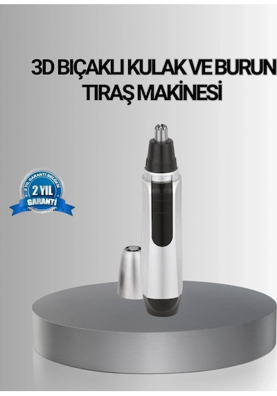 Kişisel Burun Ve Kulak Tıraş Makinesi 3d Kavisli Bıçak Ve Kompakt Tasarım