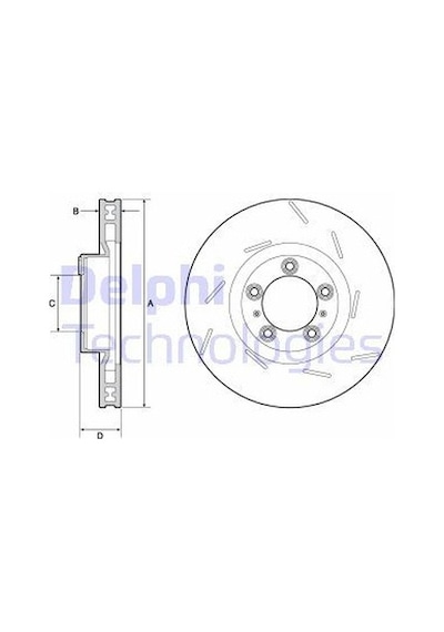 DELPHI BG9127C ÖN FREN DİSKİ SAĞ TEKLI PAKET PORSCHE PANAMERA 09
