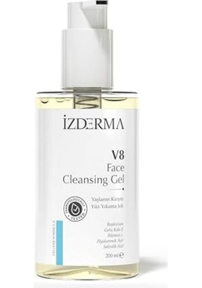 V8 Yaşlanma Karşıtı Yüz Yıkama Jeli 200 Ml Açık Mavi