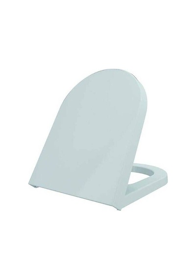 Bocchi - Pure S Amortisörlü Duroplast Klozet Kapağı Mat Buz Mavisi - A0301-029 Diğer