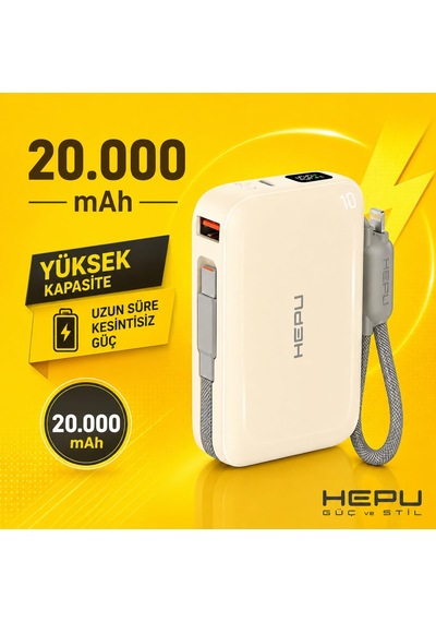 Hepu Armor Series Hp-ap04y 20.000 Mah Qualcomm Quick Charge 3.0 D