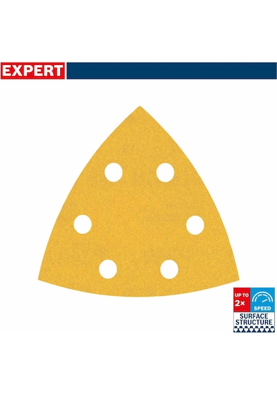 Bosch Expert 93x93 Mm 240 Kum Üçgen Zımpara Kağıdı 5'li 2608900829