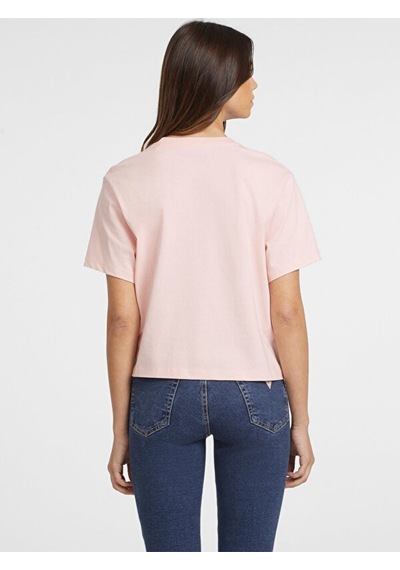 Guess Kadın Tişört-w4yı05k8hm0 Blush Cotton