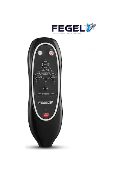 Taşınabilir Masaj Koltuğu - Shiatsu Titreşim Isıtma / Fg-c22 Krem