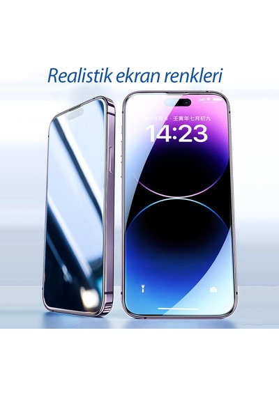 Lito D+ Pro Toz Filtreli Privacy Apple Uyumlu iPhone 16 Pro Ekran Koruyucu