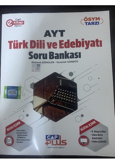 2023 AYT Türk Dili ve Edebiyatı Plus Serisi Soru Bankası -  Çap Yayınları