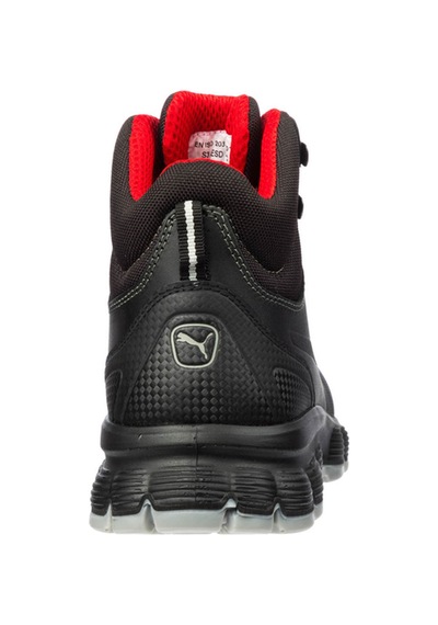 Puma Safety Condor Mid Siyah Çelik Burunlu Nubuk Deri İş Ayakkabısı S3 Src Esd 37 Numara