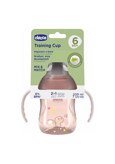 Chicco Yarı Yumuşak Uçlu Bardak 6 Ay Kız Yenı 00006921150000 Pink Pembe