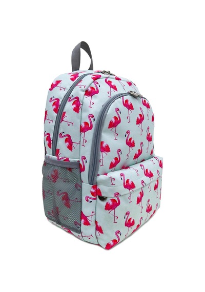 Superbag Kız Çocuk Ilkokul Çantası Flamingo Desenli Sırt Çantası Beslenmelik Ve Kalemlik 3'lü Set