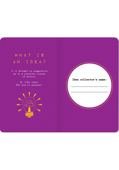 Idea Collector 13x21cm 80 Yaprak Lastikli Planner Planlayıcı Çizgili Mor Not Defteri 60 Gram