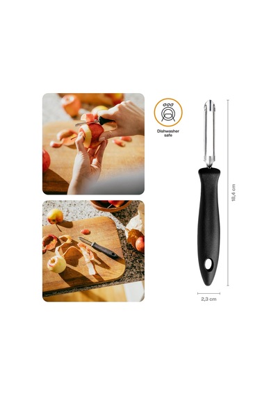 Hareketli Soyucu, Toplam Uzunluk: 18 Cm, Essential, Paslanmaz Çelik/pp Plastik, Siyah, 1065586 Diğer