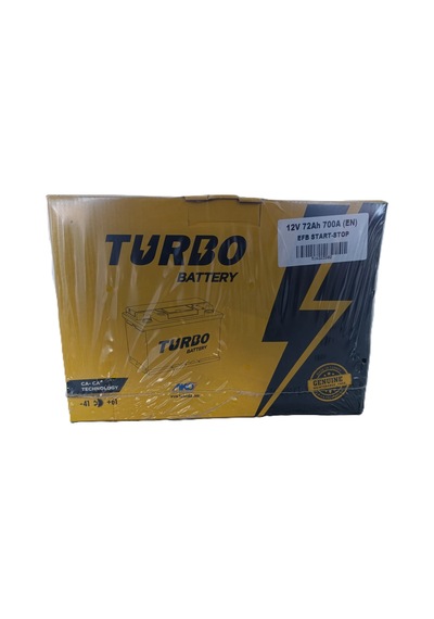 Turbo 72 Ah. 700a En Start-stop Efb. Petlas si Altında Üretim Tarihi: 2025 Akü İadesi Yok