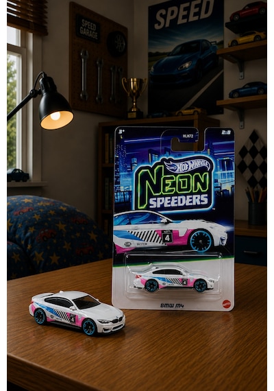 Hot Wheels Bmw M4 Neon Speeders Oyuncak Araba Çok Renkli